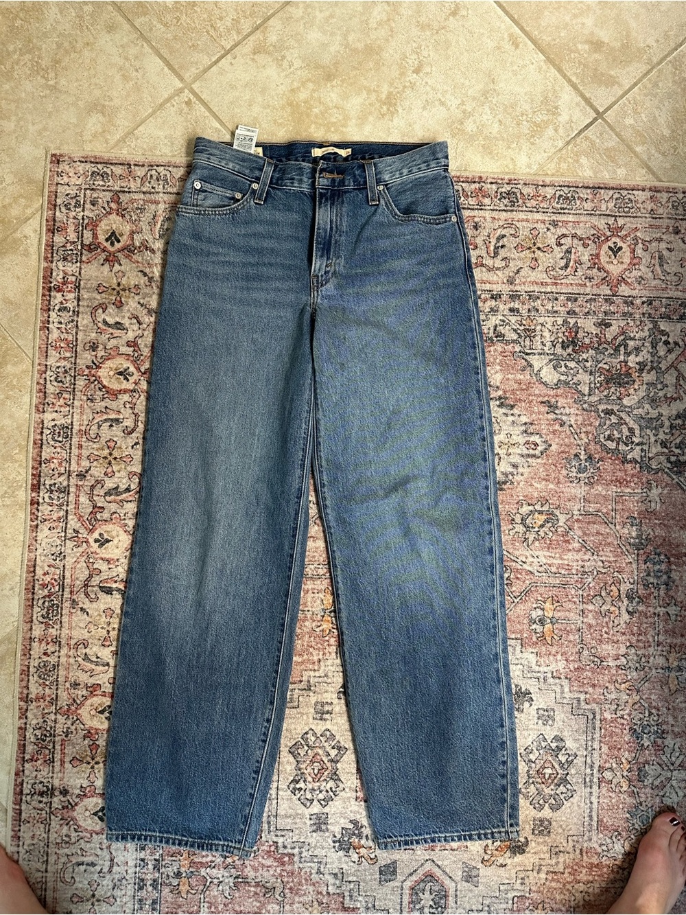 Levi’s baggy dad size 26w 32L